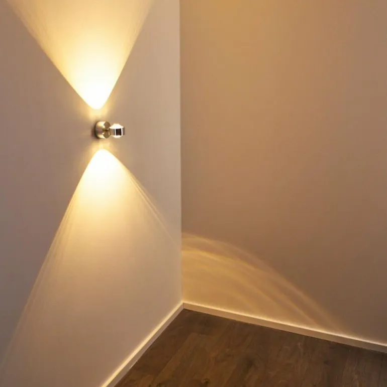 Applique murale Indore LED Aluminium, 2 lumières