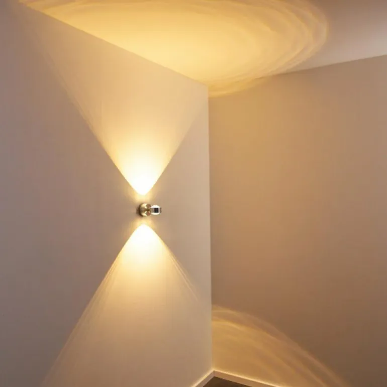 Applique murale Indore LED Aluminium, 2 lumières