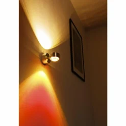 Applique murale Indore LED Aluminium, 2 lumières
