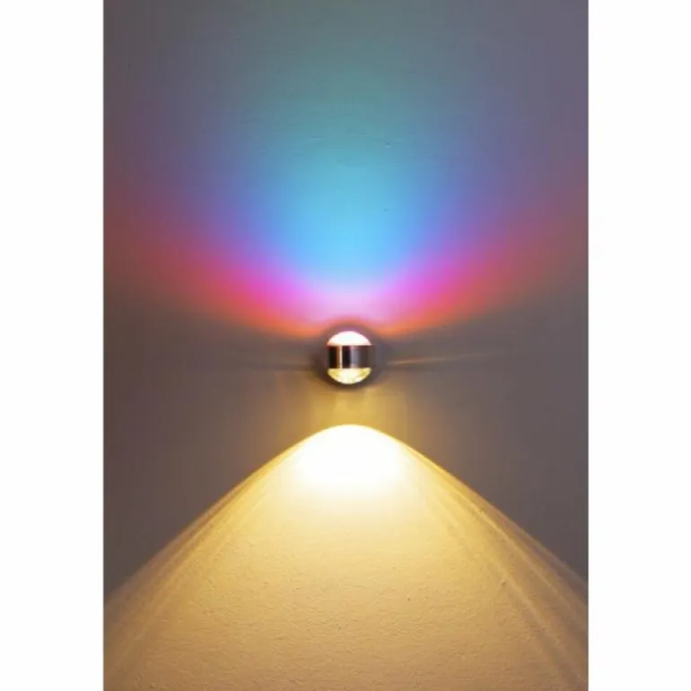 Applique murale Indore LED Aluminium, 2 lumières