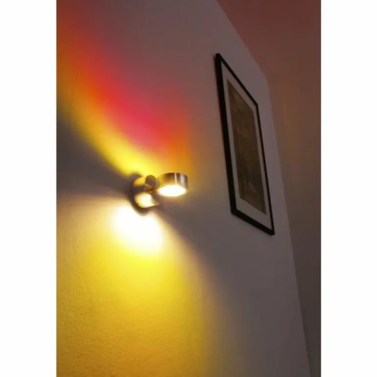 Applique murale Indore LED Aluminium, 2 lumières
