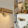 Applique murale Inzino LED Écru, Noir, 1 lumière