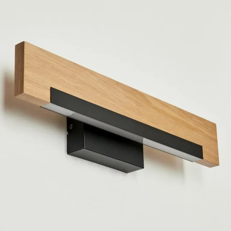 Applique murale Inzino LED Écru, Noir, 1 lumière