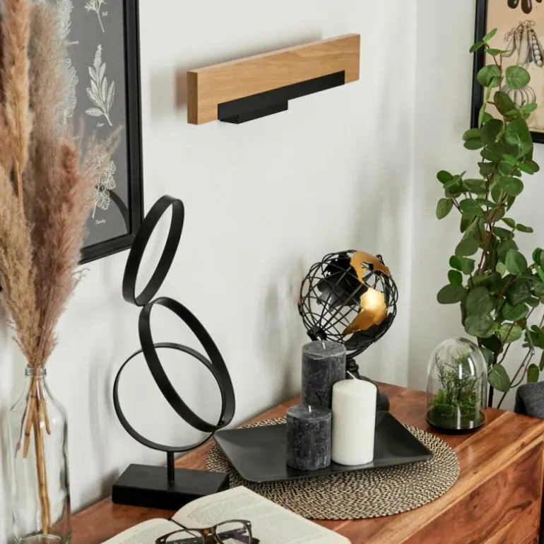 Applique murale Inzino LED Écru, Noir, 1 lumière