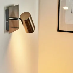 Applique murale Javel Chrome, Nickel mat, 1 lumière
