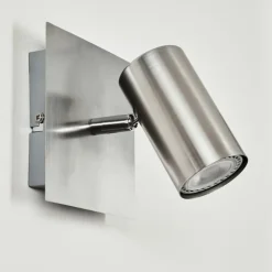 Applique murale Javel Chrome, Nickel mat, 1 lumière