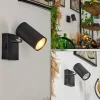 Applique murale Javel Noir, 1 lumière