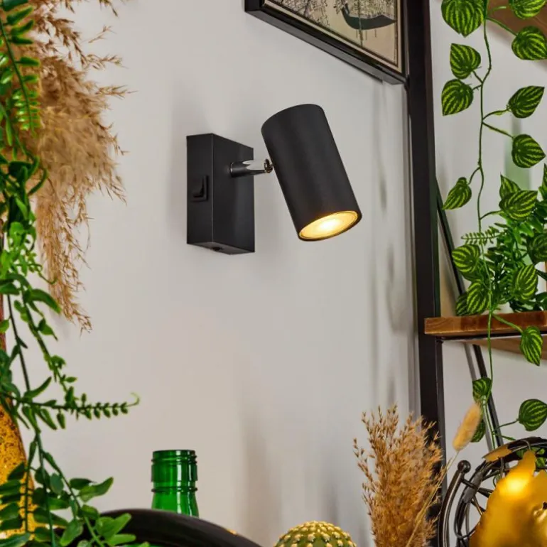 Applique murale Javel Noir, 1 lumière