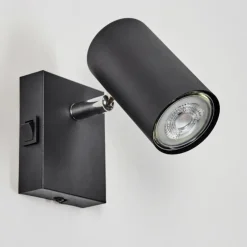 Applique murale Javel Noir, 1 lumière