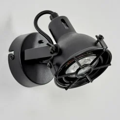 Applique murale Jonsered LED Noir, 1 lumière