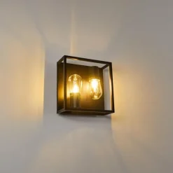 Applique murale Karlsborg Noir, 2 lumières