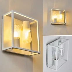 Applique murale Karlsborg Blanc, 2 lumières