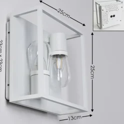 Applique murale Karlsborg Blanc, 2 lumières