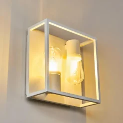 Applique murale Karlsborg Blanc, 2 lumières