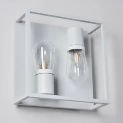 Applique murale Karlsborg Blanc, 2 lumières