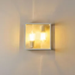Applique murale Karlsborg Blanc, 2 lumières
