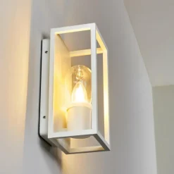 Applique murale Karlsborg Blanc, 1 lumière
