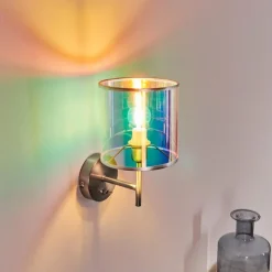 Applique murale Kaunas Nickel mat, 1 lumière
