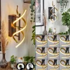Applique murale Khovet LED Noir, 1 lumière