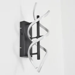 Applique murale Khovet LED Noir, 1 lumière