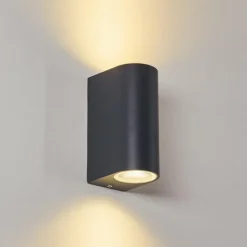 Applique murale Kingstown LED Anthracite, 1 lumière