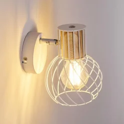 Applique murale Koler Blanc, 1 lumière
