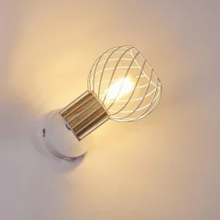 Applique murale Koler Blanc, 1 lumière