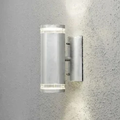 Applique murale Konstsmide Modena Zingué, 2 lumières
