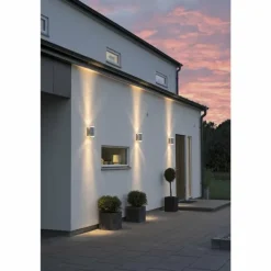Applique murale Konstsmide Modena Zingué, 2 lumières