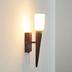 Applique murale Kundi Rouille, 1 lumière