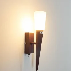 Applique murale Kundi Rouille, 1 lumière