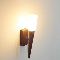 Applique murale Kundi Rouille, 1 lumière