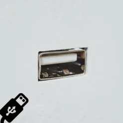 Applique murale Lafinur Brun, Couleur bois, Blanc, 1 lumière