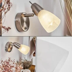 Applique murale Lejsta LED Nickel mat, 1 lumière