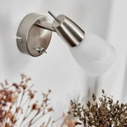 Applique murale Lejsta LED Nickel mat, 1 lumière