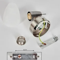 Applique murale Lejsta LED Nickel mat, 1 lumière