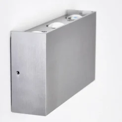 Applique murale Lente LED Aluminium, 6 lumières