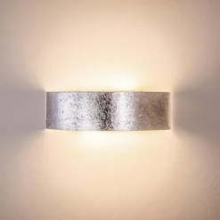 Applique murale Lesina L Argenté, 2 lumières