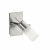 Applique murale Leuchten Direkt MAX LED Acier inoxydable, 1 lumière