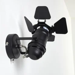Applique murale Lichinga Noir, 1 lumière