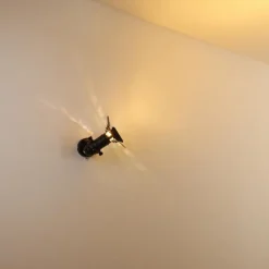 Applique murale Lichinga Noir, 1 lumière