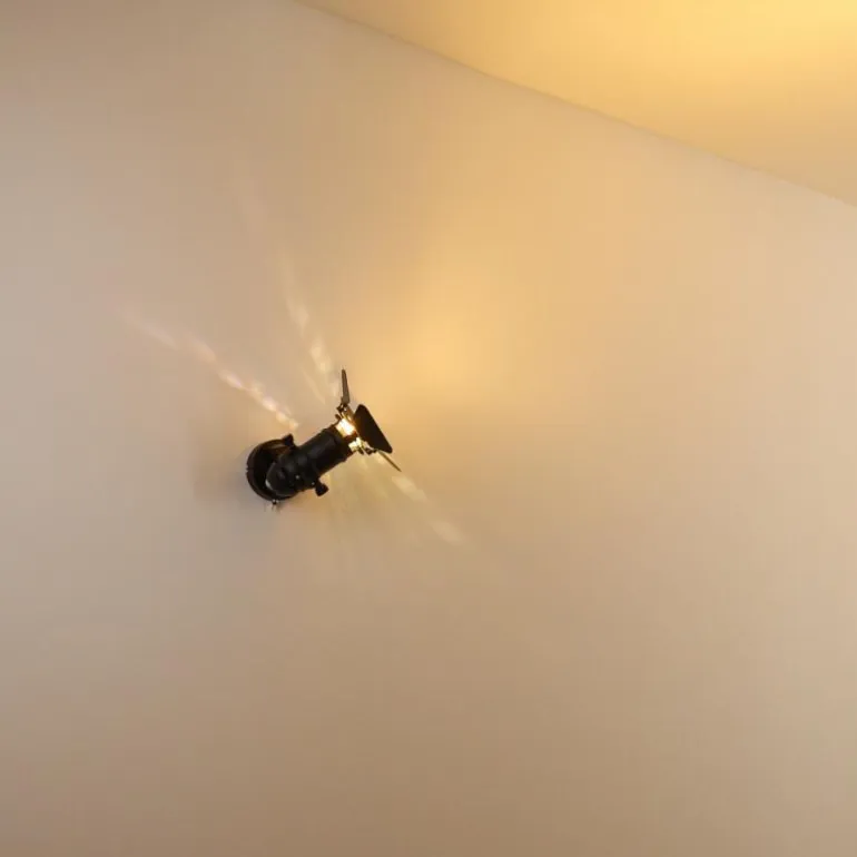 Applique murale Lichinga Noir, 1 lumière