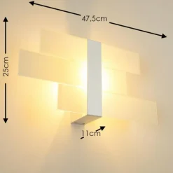 Applique murale Lovikka Blanc, 1 lumière