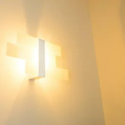 Applique murale Lovikka Blanc, 1 lumière