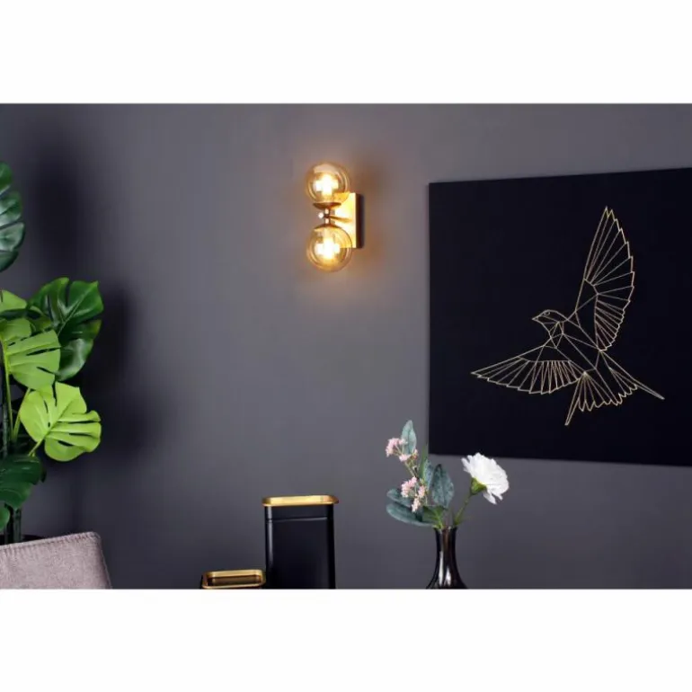 Applique murale Luce Design NEPTUN Laiton, 2 lumières
