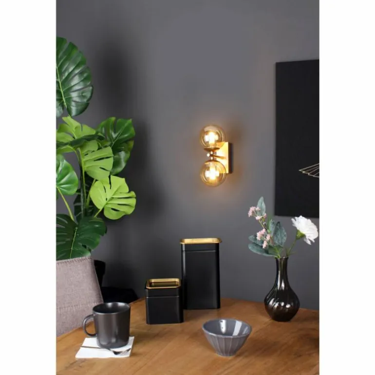 Applique murale Luce Design NEPTUN Laiton, 2 lumières