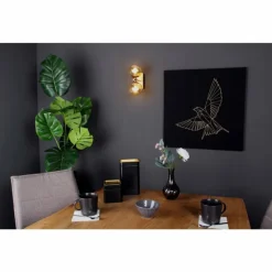 Applique murale Luce Design NEPTUN Laiton, 2 lumières