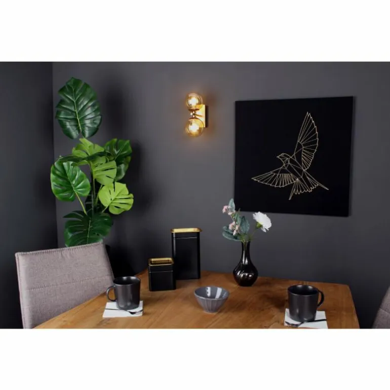 Applique murale Luce Design NEPTUN Laiton, 2 lumières