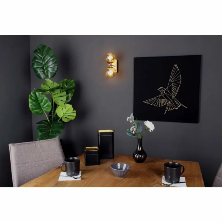 Applique murale Luce Design NEPTUN Laiton, 2 lumières