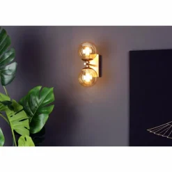 Applique murale Luce Design NEPTUN Laiton, 2 lumières
